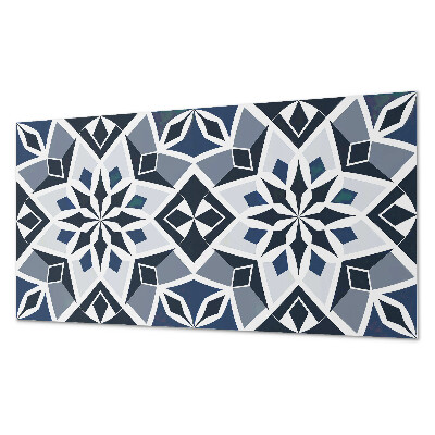 Vinylový nástěnný panel Geometrický květinový vzor