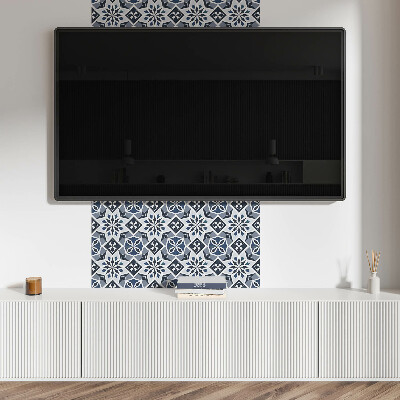 Vinylový nástěnný panel Geometrický květinový vzor