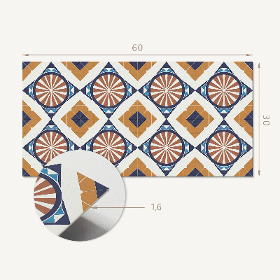 Dekorační panel na zeď Geometrický vzor s kruhy