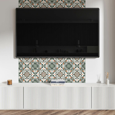 Dekorační panel na zeď Květinový vzor s listy