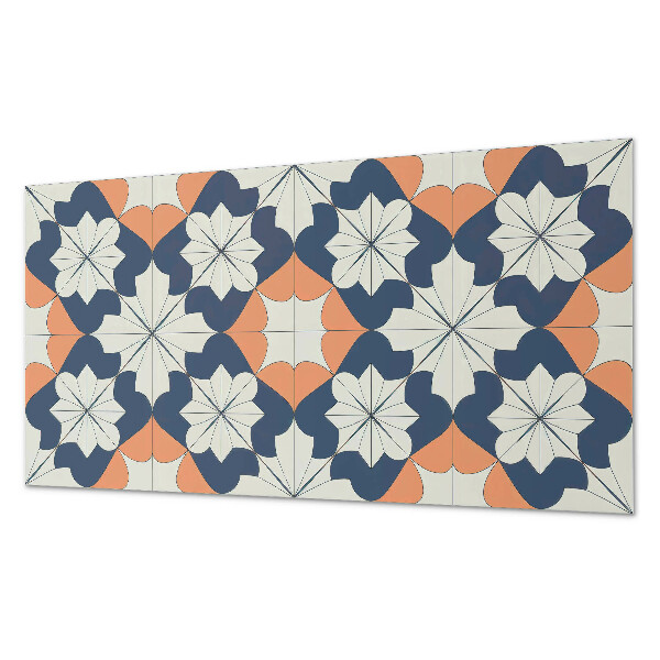 Samolepící obkladový panel Geometrický květinový vzor