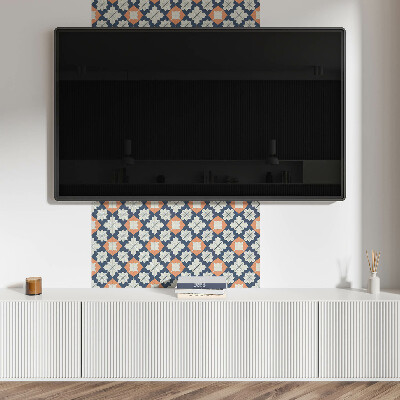 Samolepící obkladový panel Geometrický květinový vzor