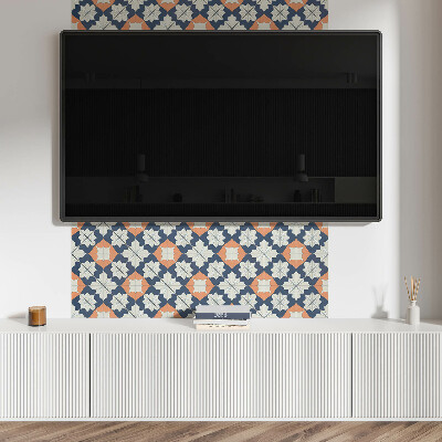 Samolepící obkladový panel Geometrický květinový vzor