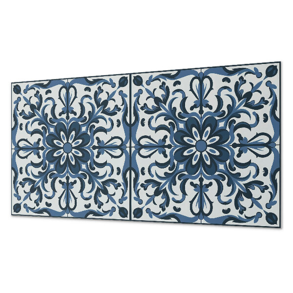 Dekorační panel na zeď Květinový vzor s ornamenty