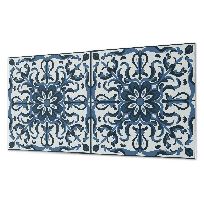 Dekorační panel na zeď Květinový vzor s ornamenty