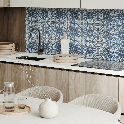 Dekorační panel na zeď Květinový vzor s ornamenty