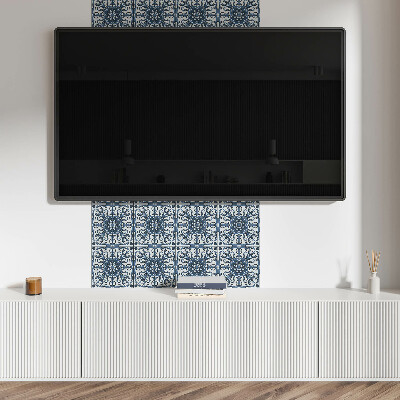Dekorační panel na zeď Květinový vzor s ornamenty