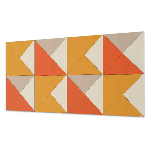 Vinylový nástěnný panel Geometrické trojúhelníky v uspořádání