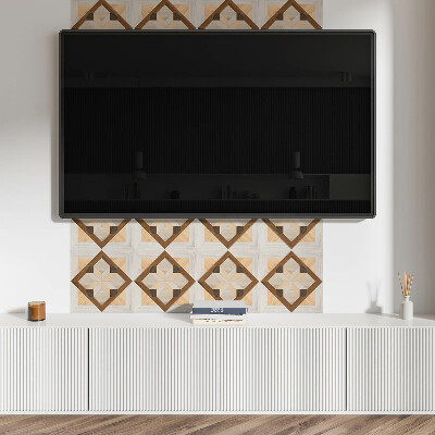 Vinylový nástěnný panel Geometrický vzor ve čtverci