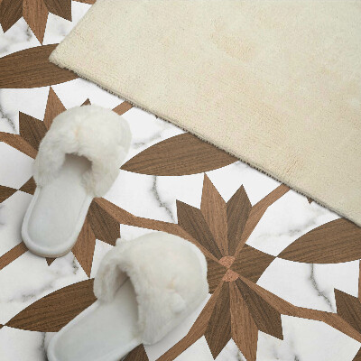 Dekorační panel na zeď Geometrický vzor se dřevem