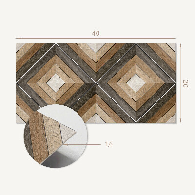 Samolepící obkladový panel Geometrický diamantový vzor