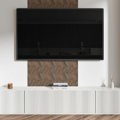 Vinylový nástěnný panel Vzor desky rybí kosti