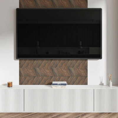Vinylový nástěnný panel Vzor desky rybí kosti