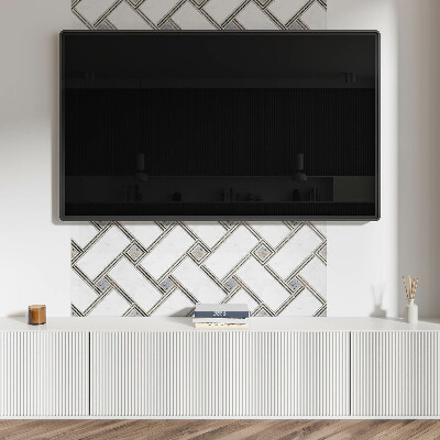 Samolepící obkladový panel Geometrický vzor s čarami
