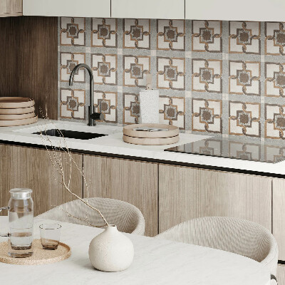 Dekorační panel na zeď Geometrický vzor dlaždic