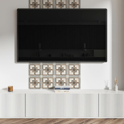 Dekorační panel na zeď Geometrický vzor dlaždic