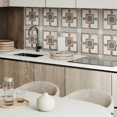 Dekorační panel na zeď Geometrický vzor dlaždic