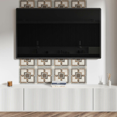 Dekorační panel na zeď Geometrický vzor dlaždic