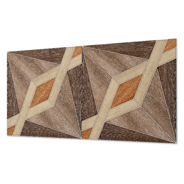 Vinylový nástěnný panel Geometrický vzor dřeva