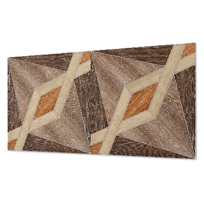 Vinylový nástěnný panel Geometrický vzor dřeva