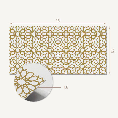 Samolepící obkladový panel Geometrický vzor s hvězdami