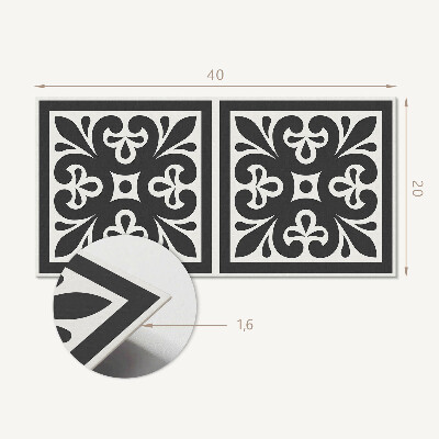 Vinylový nástěnný panel Vzor s elegantními motivy