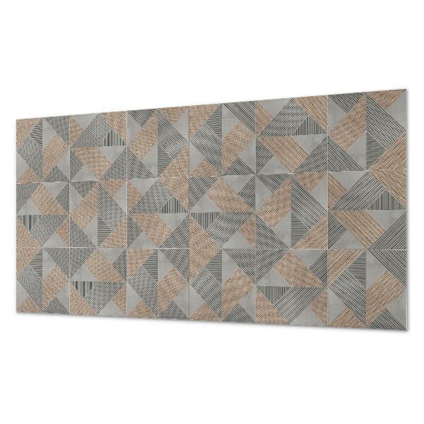 Dekorační panel na zeď Geometrický trojúhelníkový vzor