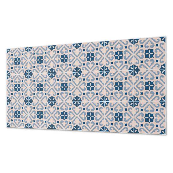 Dekorační panel na zeď Vzor s ornamenty na dlaždicích