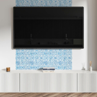Dekorační panel na zeď Kostkované keramické vzory