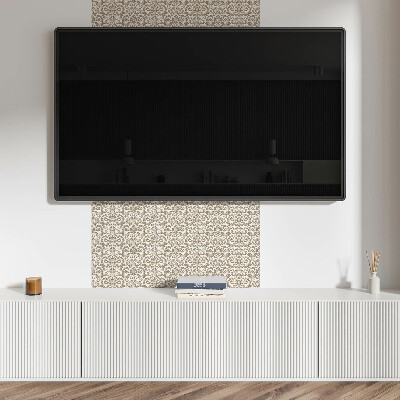 Samolepící obkladový panel Rostlinný vzor s ornamenty