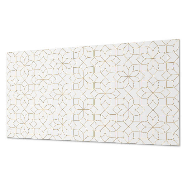 Vinylový nástěnný panel Geometrický květinový vzor