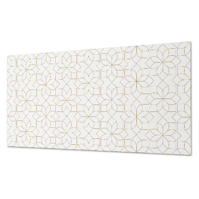 Vinylový nástěnný panel Geometrický květinový vzor