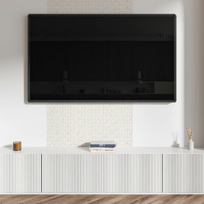 Vinylový nástěnný panel Geometrický květinový vzor