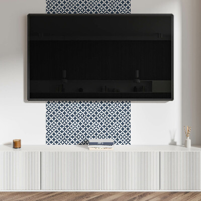 Vinylový nástěnný panel Geometrický květinový vzor
