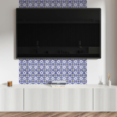 Dekorační panel na zeď Vzor s květinovými motivy