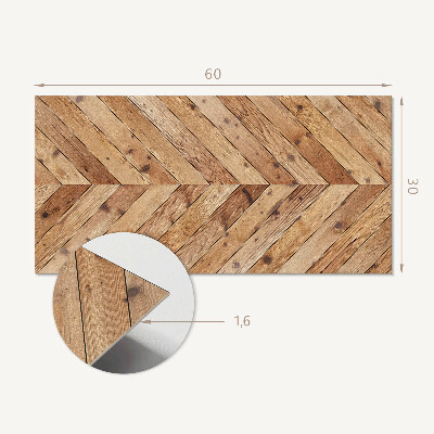 Vinylový nástěnný panel Vzor diagonální desky