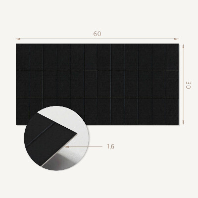 Dekorační panel na zeď Geometrický vzor obdélníků