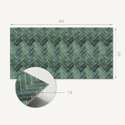 Wandverkleidung paneel 3D vzor rybí kosti