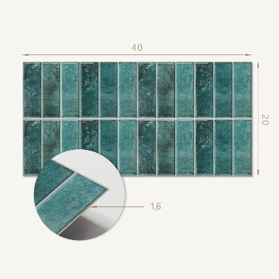 Vinylový nástěnný panel Elegantní obdélníkové dlaždice