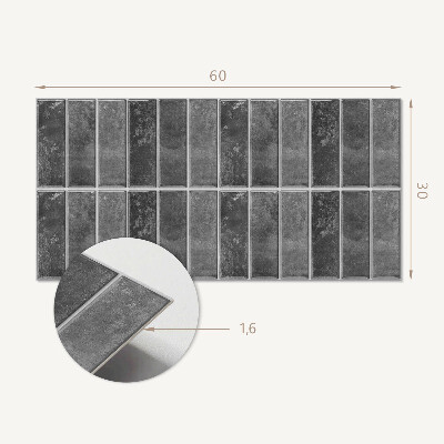 Dekorační panel na zeď Geometrické uspořádání dlaždic