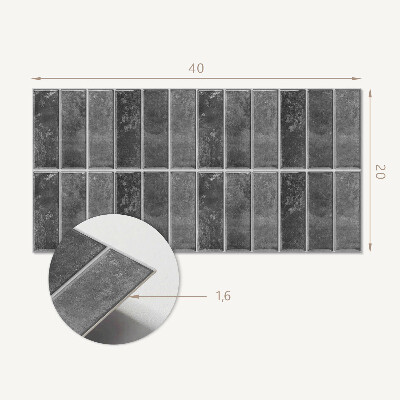 Dekorační panel na zeď Geometrické uspořádání dlaždic