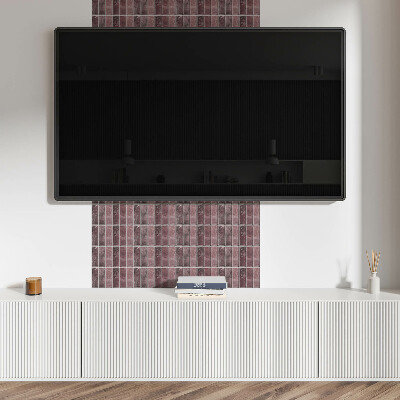 Dekorační panel na zeď Svislé pruhy v mozaice