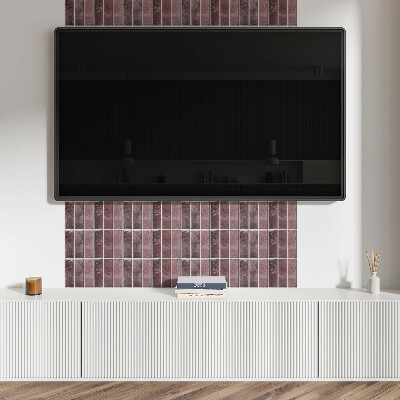 Dekorační panel na zeď Svislé pruhy v mozaice