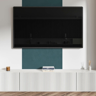Dekorační panel na zeď Barva Tmavě modrozelená