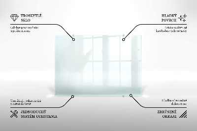 Panel za kuchyňskou linku Transparentní