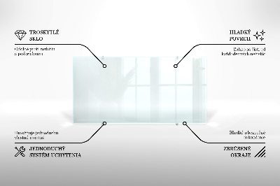 Panel za kuchyňskou linku Transparentní