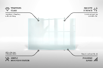 Panel za kuchyňskou linku Transparentní