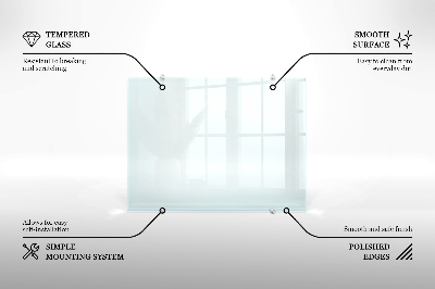 Panel za kuchyňskou linku Transparentní