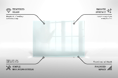 Panel za kuchyňskou linku Transparentní