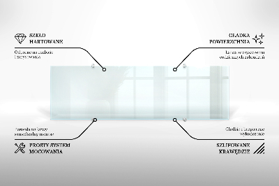 Panel za kuchyňskou linku Transparentní